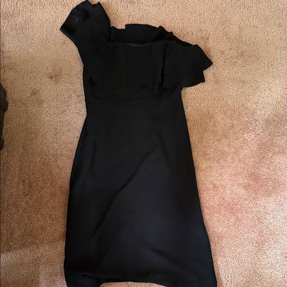 Banana Republic Elegant Black One-Shoulder Dress - Picture 1 of 3